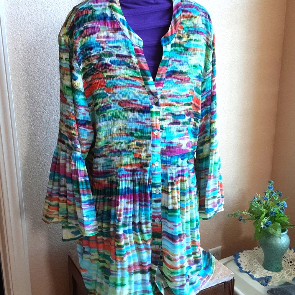 Investments II Crinkle Blouse